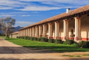 La Purisima Mission walkway