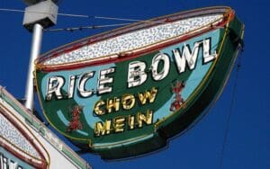 Rice Bowl neon sign