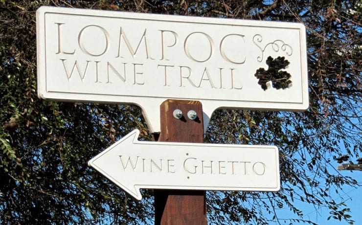Lompoc Wine Trail sign