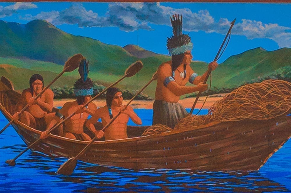 Chumash Indians mural Lompoc