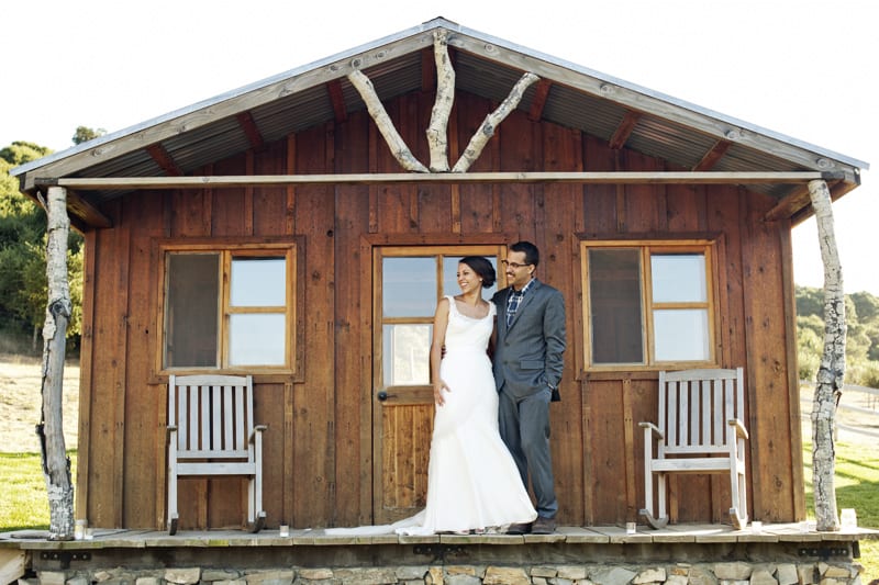 Wedding couple at Jalama Canon Ranch and Vineyard