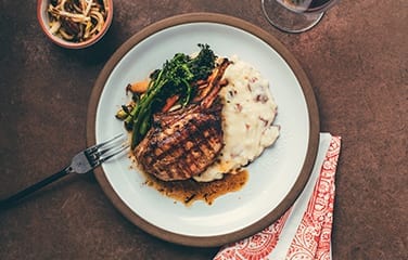 Hilton Garden Inn Lompoc steak plate