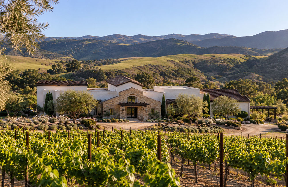 Rendered image of La Barge Winery