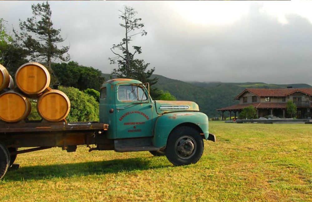 Sanford Winery classic truck