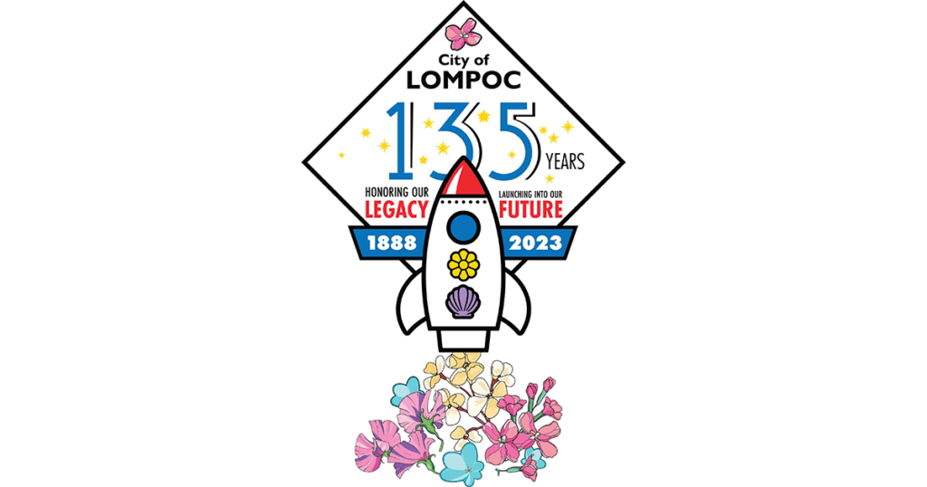City of Lompoc 135th Anniversary Logo