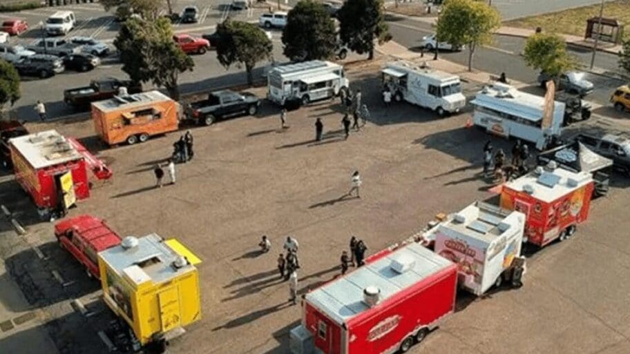 Food trucks at COLD Coast Brewing Company in Lompoc