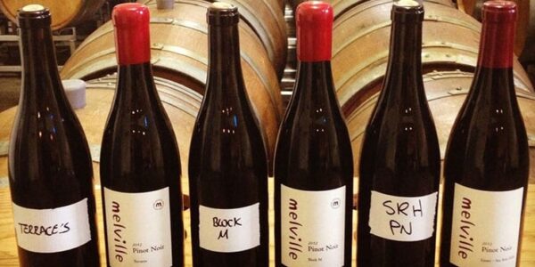 Melville Vineyards bottles