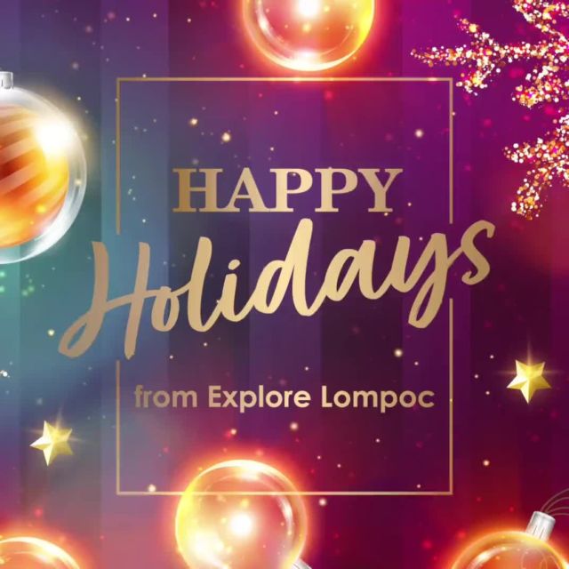 Happy Holidays from Explore Lompoc! However you celebrate, we wish you and yours a season of joy and happiness.

#explorelompoc #lompoc #centralcoast #socallife #travelcalifornia #lifeonthecoast #californiaexplored #inlandempire #exploringcalifornia #socallife #visitcalifornia #visitca #pointsal #hikes #californiacaptures #californiaholics #theonlycalifornia #ig_california #igerscalifornia #unlimitedcalifornia #socal #ca #la #california #losangeles #instacalifornia #instlosangeles #socaladventures